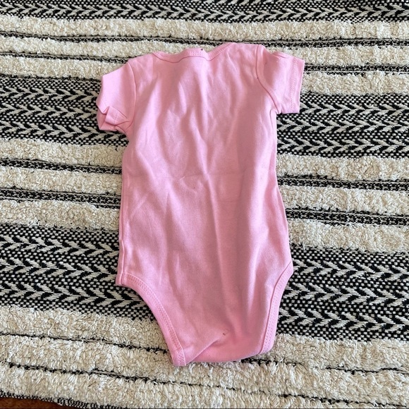 NWOT newest member of the band pink bodysuit sz.6 months - Picture 3 of 3